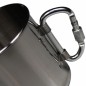 Preview: Fox Outdoor, stainless steel cup, screw carabiner serves as a handle